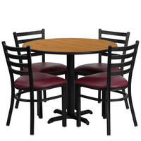Tables et chaises pour cour de restauration/restaurant de restauration rapide