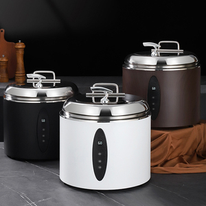 ที่อุ่นน้ำซุปไฟฟ้าแบบอัจฉริยะ, ที่ทำจากสเตนเลสสตีลเครื่องอุ่นโจ๊กสำหรับโรงแรม<span class=keywords><strong>บุฟเฟ่ต์</strong></span> - Product Image 3