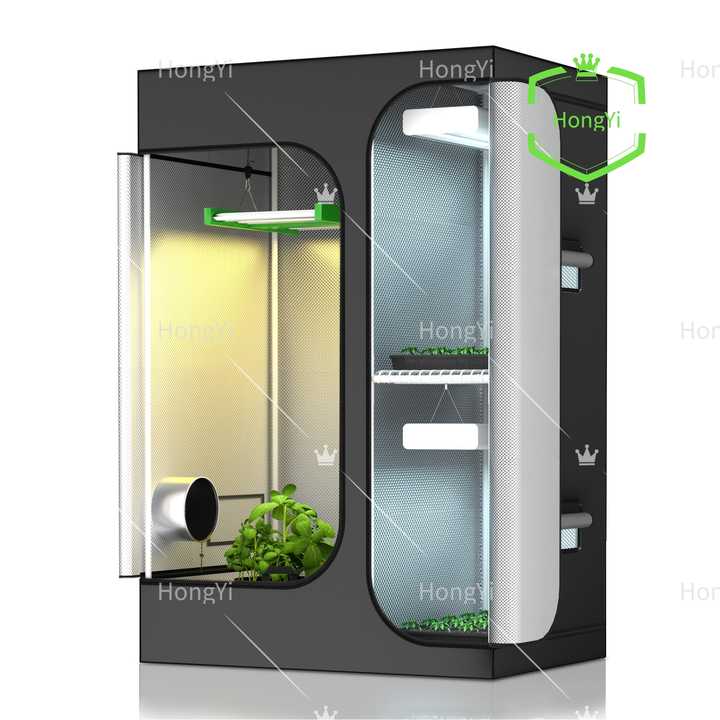 Factory Price OEM/ODM 90*60*135 CM Mylar Fabric Indoor Grow Room Grow Tent Greenhouse Box Grow Box for Plants