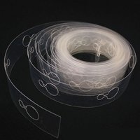 Chaîne à ballons transparente à double trou de 5 m pour accessoires de mariage et de fête d'anniversaire