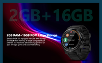 Reloj inteligente Thor 5 para hombre 1.39in Sistema híbrido dual AOMLED Display 2GB + 16GB 8.0MP Cámara frontal 4G Sport