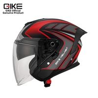 Casco Qike 3/4 in ABS Classe A di Sicurezza per Motociclette ed E-Bike Alettone Posteriore Grande Omologato ECE Per Tutte le Stagioni