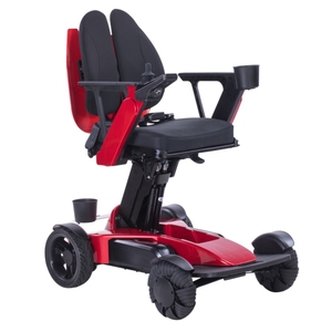 Silla de Ruedas Eléctrica Plegable con Respaldo Ergonómico, Batería de Litio, Altura Ajustable y Controlador LCD - Product Image 5