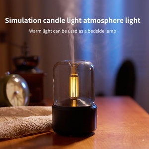 Diffuseur d'huiles essentielles portable, lampe de nuit, humidificateur d'air ultrasonique, diffuseur d'arômes pour chambre, hôtel - Product Image 4