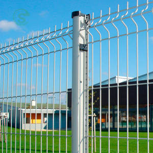 Panneaux de clôture en treillis soudé 3D en acier thermolaqué, directement de l'usine, pour les jardins résidentiels - Product Image 3