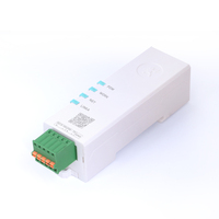 Módem Inalámbrico USR-DR152 para Riel DIN, 4G LTE, Serial RS485, Cat 1, Protocolo MQTT