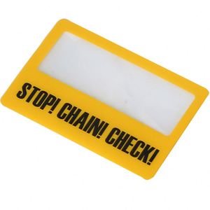 Lupa de Bolsillo Personalizada para Tarjetas de Visita, Lupa Bifocal de Mano, Lupa de Lectura del Tamaño de una Tarjeta de Crédito - Product Image 1