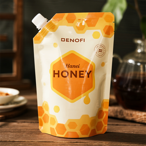 Sachets de beurre d'arachide personnalisés purée de fruits confiture sac presser <span class=keywords><strong>sauce</strong></span> soja chili recharge de pâte de tomate bec verseur emballage de beurre d'arachide - Product Image 2