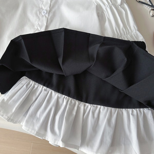 Girls Suits Spring and Autumn New Children's Shirt Knitted Vest Vest Pleated Skirt Three-piece Suit - Product Image 2