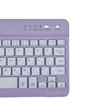Nouveau mini clavier tablette sans fil BT 7 pouces avec interrupteur à ciseaux en plastique pour Android/iOS/59 touches ultra fin Plug and Play