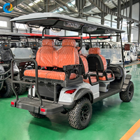 Voiture de golf électrique à panneaux solaires personnalisables Robetaa, 6 places, navette de tourisme à grande vitesse pour aéroport, hôtel, complexe hôtelier, buggy