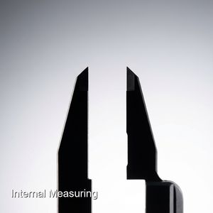 Calibre à pied à coulisse de précision Jeoro sans parallaxe, 0-200 mm, échelle métrique et en pouces, pour un contrôle qualité sans erreur - Product Image 5