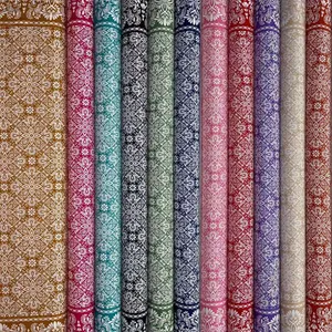 碎花女装定制印花缝纫100% 粘胶人造丝45s软印花纺challis索马里服装面料低价