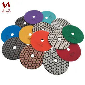 100 125 150 mm dry granite marble tile grinding wheel abrasive disc diamond polishing pads for grinder polisher