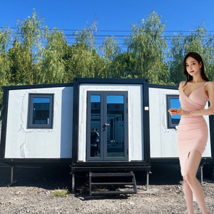 Luxury Steel House Container Prefabricated Expandable ng Container House Australia Glass <b>Sliding</b> Door AB-04 - Product Image 1