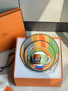 Juego de Vajilla de Porcelana Fina de 4 Piezas con Logotipo Personalizable, Regalos Empresariales para Cenas Formales - Product Image 6