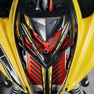 Protector de Radiador NiceCNC para ATV YAMAHA <span class=keywords><strong>RAPTOR</strong></span> <span class=keywords><strong>700</strong></span> Raptor700R YFM700 YFM700R 2013-2026 RAD0152BK - Product Image 2