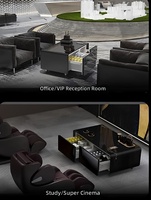Table basse intelligente avec réfrigérateur intégré, table de bar pour bureau, salon, mobilier moderne pour la maison