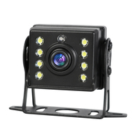 Moniteur de voiture ZYX 9 pouces 2 canaux AHD DVR avec 2 caméras, vision nocturne, caméra de recul pour véhicule, moniteur de voiture avec double écran DC12-24V