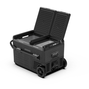 45L Control de temperatura dual a prueba de golpes 12V Refrigerador con energía solar Refrigerador móvil Uso en el <span class=keywords><strong>Hotel</strong></span> - Product Image 4