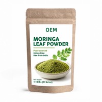 Bubuk Daun Murni Antioksidan Berbasis Tumbuhan Bubuk Daun Moringa Produsen OEM