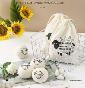 <span class=keywords><strong>Productos</strong></span> más vendidos <span class=keywords><strong>2022</strong></span> Nueva tendencia en EE. UU. FBA Private Label Bolas de secador de lana orgánica para lavadora de lavandería - Product Image 6