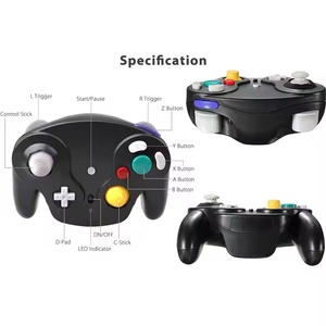 Klassieke 2.4Ghz Game <span class=keywords><strong>Controller</strong></span> Voor <span class=keywords><strong>Gamecube</strong></span> Ngc Wiis <span class=keywords><strong>U</strong></span> Gamepad Met Ontvanger Ontvanger Joystick - Product Image 4
