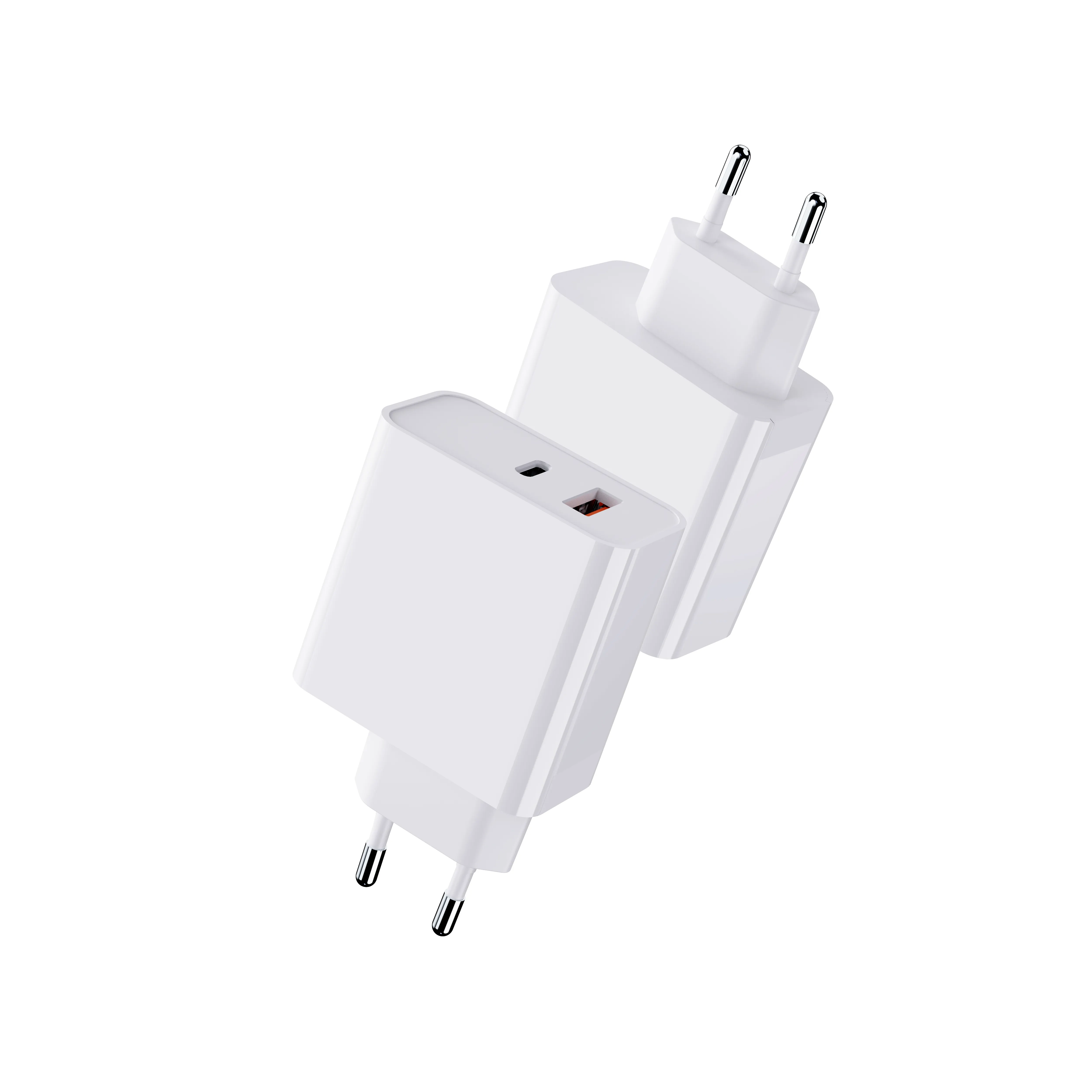 KC EU Cargador tipo c PD 45W caricabatterie da parete 2 porte tipo C per Galaxy S23 chargeur