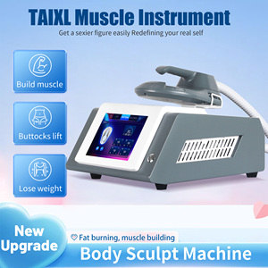 โรงงานผลิตเครื่องสร้างกล้ามเนื้อ ลดไขมัน rf ems sculpting machine พร้อมด้ามจับ 2 อัน สำหรับร้านเสริมสวยและสปา - Product Image 5