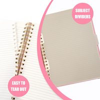 Carnet à spirales A5 personnalisé de haute qualité 2026-2027 avec couverture en PVC, journal et agenda, couleur personnalisée