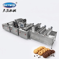 Ligne de production de biscuits entièrement automatique Skywin, solution complète pour l'usine de biscuits, prix compétitif