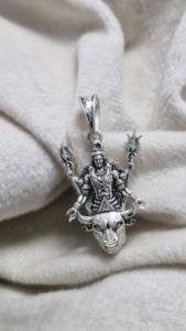 จี้พระศิวะแบบใหม่สั่งทำพิเศษ ทำจากเงินแท้ 925 พร้อมตราประทับรับรอง ของขวัญทางศาสนา - Product Image 6