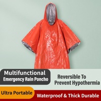 Autres produits de camping et de randonnée : Poncho d'urgence respirant, guêtres et accessoires de trekking