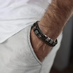 Fashion Jewelry <b>Bracelet</b> Bangle For Women Fine Jewelry <b>Bracelet</b> Bangle Stainless Steel Jewelry <b>Bracelet</b> Jewellery Hand knitting - Product Image 1