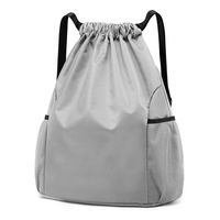Sac à dos en polyester imperméable OEM Oxford à cordon de serrage, prix de gros