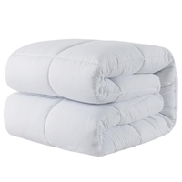 Couette alternative au duvet toute saison, taille king queen, quatre saisons, moelleuse, de luxe, marque de chambre à coucher, double, insert de couette d'hôtel