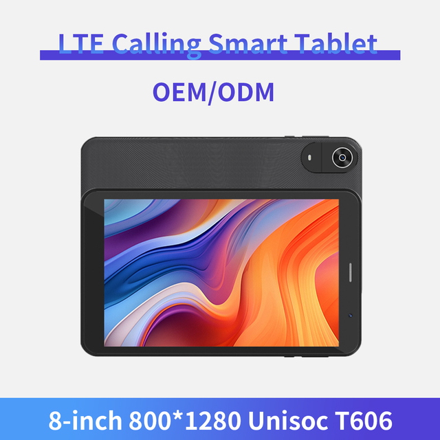 8 Inch Android 16 Tablet OEM with WiFi Network, Touch Screen Unisoc T606 4GB RAM 64GB Storage for Education and Office Use
