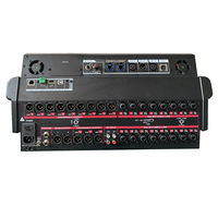 Console audio numérique M20 Prix d'usine Audio professionnel Mixeur analogique numérique 20 canaux Écran tactile Plastique Son