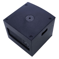 350W 12 "caisson de basses professionnel armoire en bois Crossover haut-parleurs passifs XLR connecter sortie + entrée peinture noire Bocina Parlante