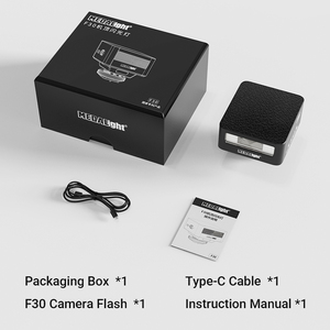 F30 mini máy ảnh Flash với quang nô lệ kích hoạt cho Canon Nikon Sony Fuji RICOH GR3 - Product Image 6