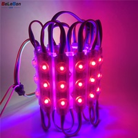 Module LED Pixel Ultrasonique Adressable à Changement de Couleur Complet RVB, Étanche, Injection Flashing, DC12v 3 LED WS 2811 UCS1903