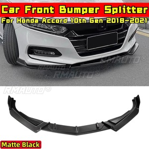 Protector de Parachoques Trasero Estilo Combate en Negro Mate para Honda Accord 10ª Gen. 2018-2021, Accesorios para Auto - Product Image 1