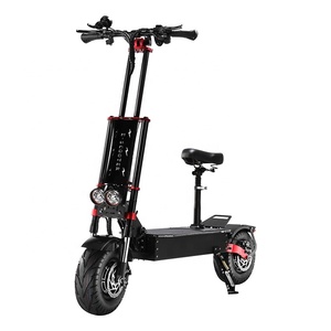 Trottinette électrique pour adultes 5600W à double moteur, vitesse maximale de 50 MPH, autonomie de 45 miles, trottinette sportive rapide, capacité de charge de 800 livres, trottinette électrique S14D - Product Image 1