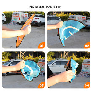 Tablier de stationnement pliable de plusieurs tailles, universel pour drone, atterrissage en plein air, imperméable, résistant à la saleté, produit de haute qualité - Product Image 3