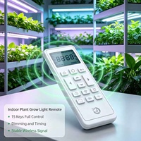 Télécommande sans fil JCXK à 15 touches en plastique ABS pour lampe de culture de plantes, lampe hydroponique, OEM ODM, fourniture d'usine personnalisée