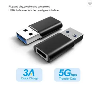 Giá Rẻ Giá USB Adapter Miễn Phí Mẫu 5Gbps USB Chuyển Đổi USB3.0 Một Nam Để Loại C Nữ OTG Chuyển Đổi