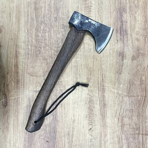 La mejor superficie de pulido portátil bosque acero de alto carbono Camping jardín sobrevivir hacha con cuña de acero hacha vikinga hacha - Product Image 2