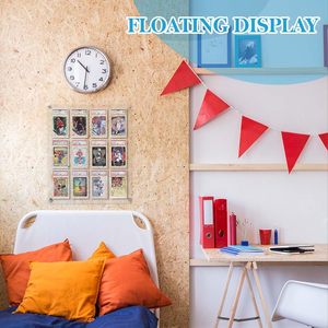 Rõ ràng Acrylic phân loại chủ thẻ hiển thị bảng Top khung đứng sưu tầm thẻ bóng chày Showcase hiển thị cho lớp thẻ slab - Product Image 5