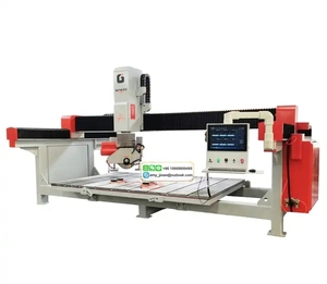 Pont 5 axes scie GQ-3220D <span class=keywords><strong>coupe</strong></span> granit cuisine comptoir marbre quartz fritté pierre Dekton <span class=keywords><strong>plan</strong></span> <span class=keywords><strong>de</strong></span> <span class=keywords><strong>travail</strong></span> - Product Image 1