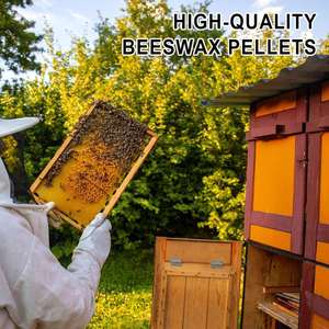 Vente en gros de blocs cosmétiques 100% naturels purs, granulés en vrac, cire d'abeille brute - Product Image 5